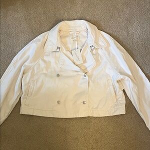 Universal Thread Women's Cream Jean Jacket